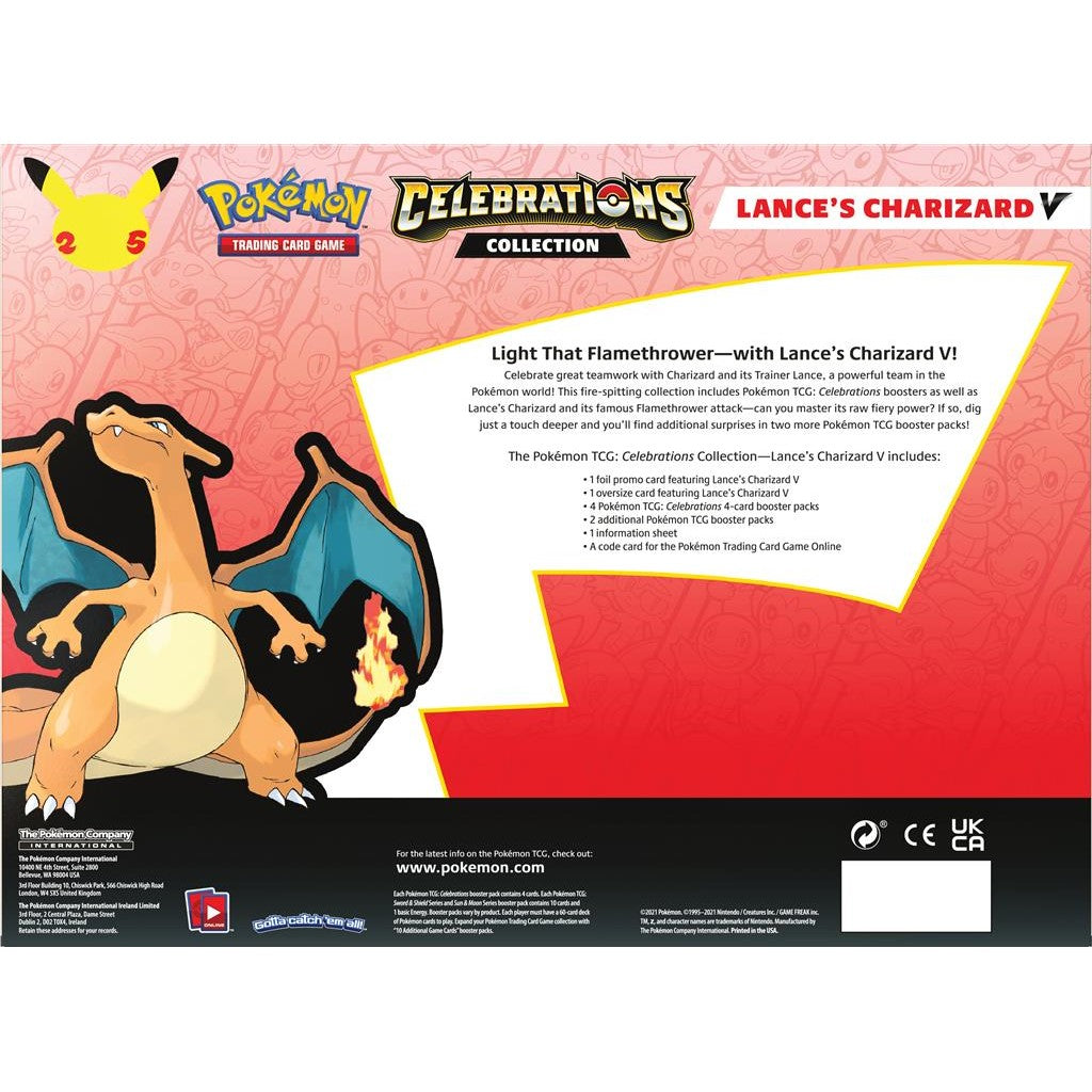 Celebrations: 25th Anniversary - Collection (Lance's Charizard V) | Jomio and Rueliete's Cards and Comics
