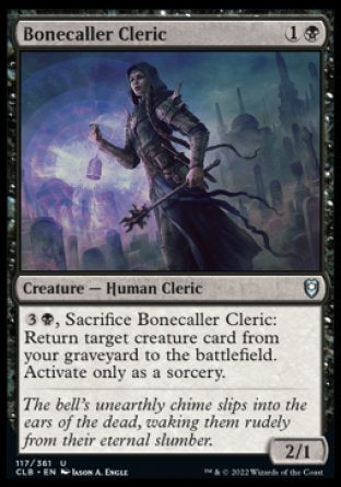 Bonecaller Cleric [Commander Legends: Battle for Baldur's Gate] | Jomio and Rueliete's Cards and Comics