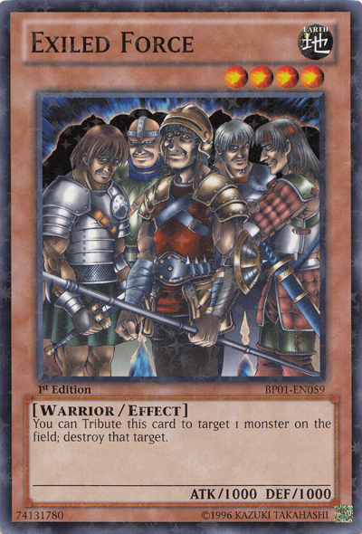 Exiled Force [BP01-EN059] Starfoil Rare | Jomio and Rueliete's Cards and Comics
