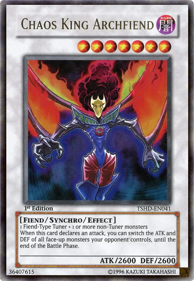 Chaos King Archfiend [TSHD-EN041] Ultra Rare | Jomio and Rueliete's Cards and Comics