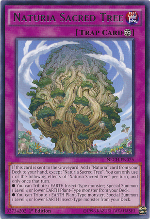 Naturia Sacred Tree [NECH-EN076] Rare | Jomio and Rueliete's Cards and Comics
