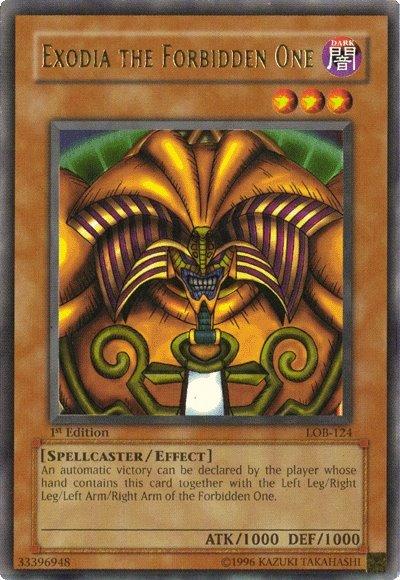 Exodia the Forbidden One [LOB-124] Ultra Rare | Jomio and Rueliete's Cards and Comics