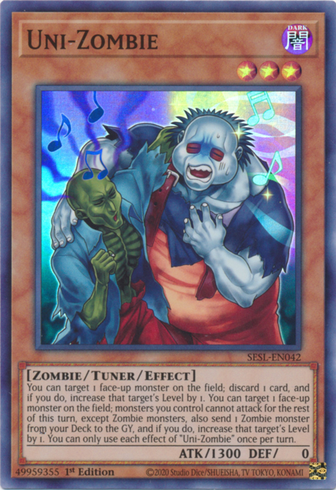 Uni-Zombie [SESL-EN042] Super Rare | Jomio and Rueliete's Cards and Comics