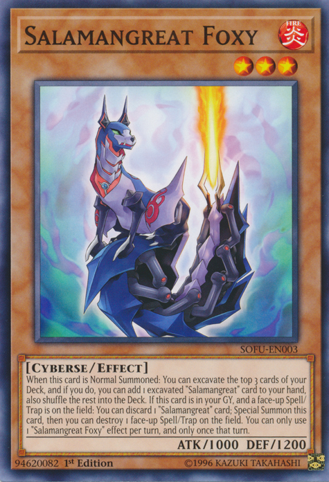 Salamangreat Foxy [SOFU-EN003] Common | Jomio and Rueliete's Cards and Comics