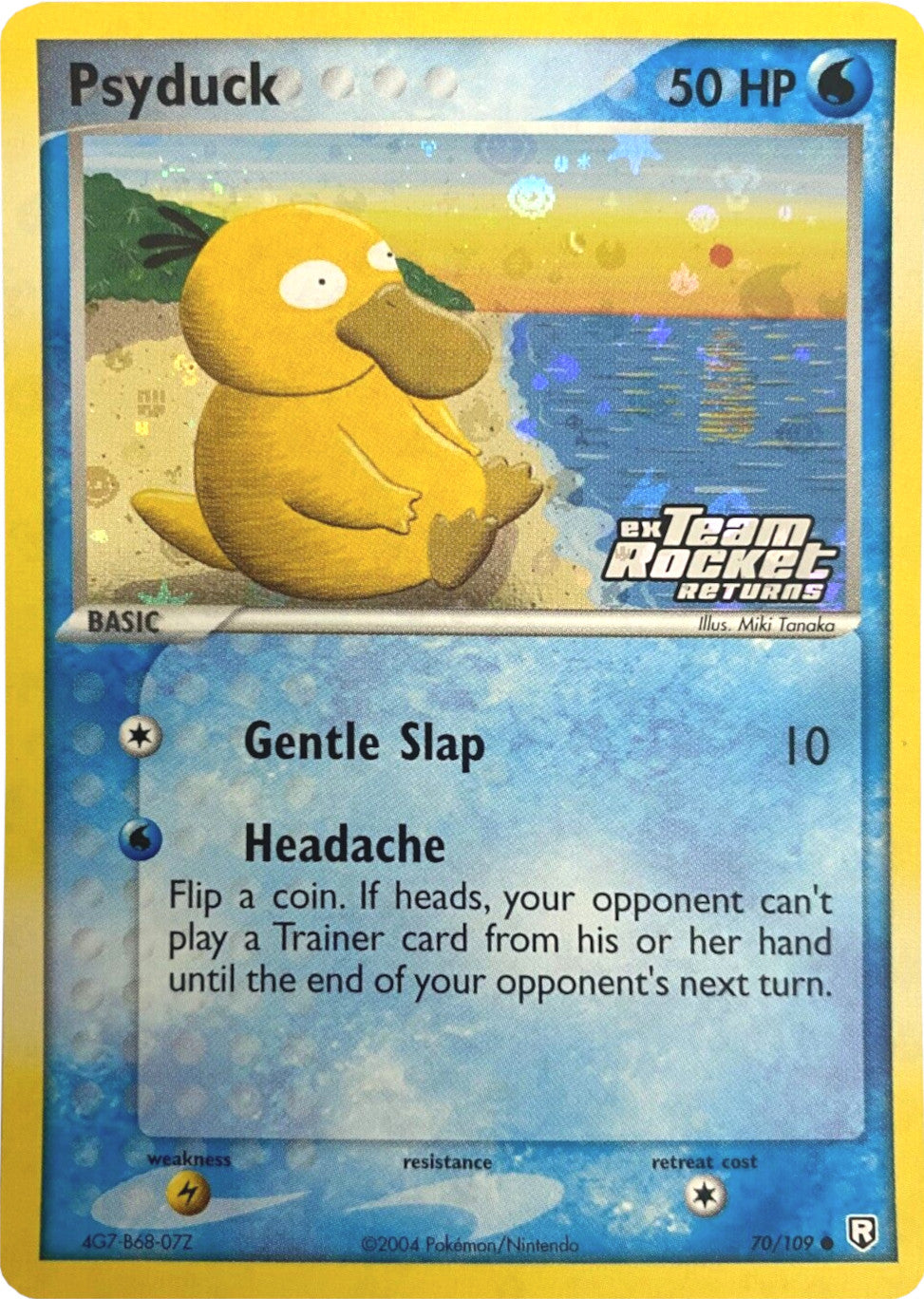Psyduck (70/109) (Stamped) [EX: Team Rocket Returns] | Jomio and Rueliete's Cards and Comics