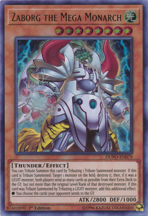Zaborg the Mega Monarch [DUPO-EN079] Ultra Rare | Jomio and Rueliete's Cards and Comics