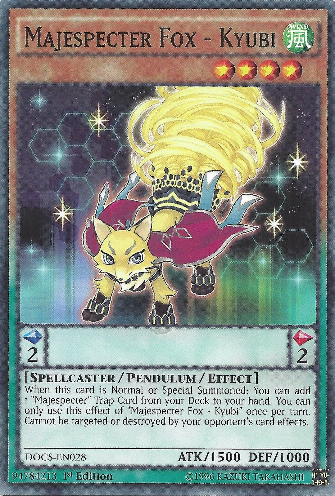 Majespecter Fox - Kyubi [DOCS-EN028] Common | Jomio and Rueliete's Cards and Comics