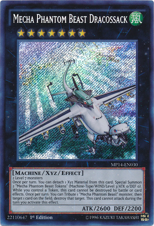Mecha Phantom Beast Dracossack [MP14-EN030] Secret Rare | Jomio and Rueliete's Cards and Comics