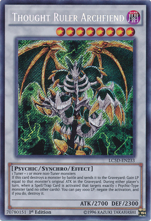 Thought Ruler Archfiend [LC5D-EN233] Secret Rare | Jomio and Rueliete's Cards and Comics