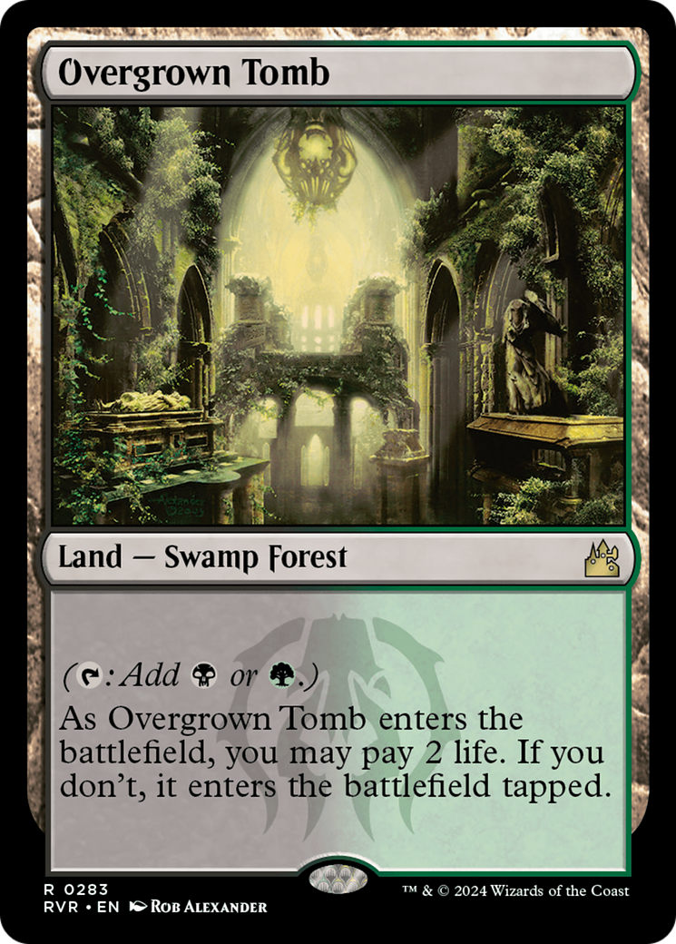 Overgrown Tomb [Ravnica Remastered] | Jomio and Rueliete's Cards and Comics
