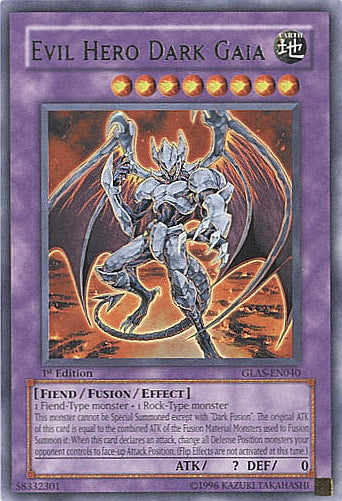 Evil Hero Dark Gaia [GLAS-EN040] Rare | Jomio and Rueliete's Cards and Comics