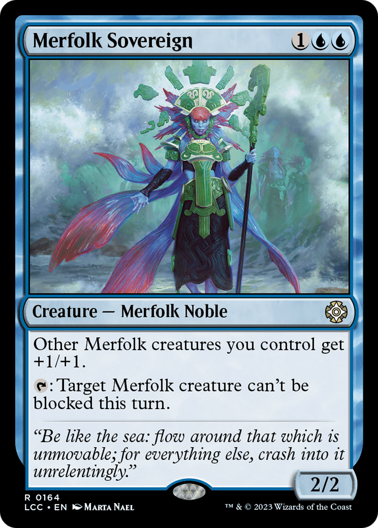 Merfolk Sovereign [The Lost Caverns of Ixalan Commander] | Jomio and Rueliete's Cards and Comics