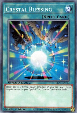 Crystal Blessing [SGX1-ENF12] Common | Jomio and Rueliete's Cards and Comics