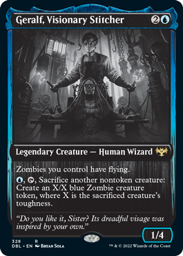 Geralf, Visionary Stitcher [Innistrad: Double Feature] | Jomio and Rueliete's Cards and Comics
