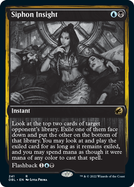Siphon Insight [Innistrad: Double Feature] | Jomio and Rueliete's Cards and Comics