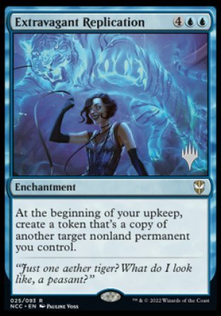 Extravagant Replication (Promo Pack) [Streets of New Capenna Commander Promos] | Jomio and Rueliete's Cards and Comics
