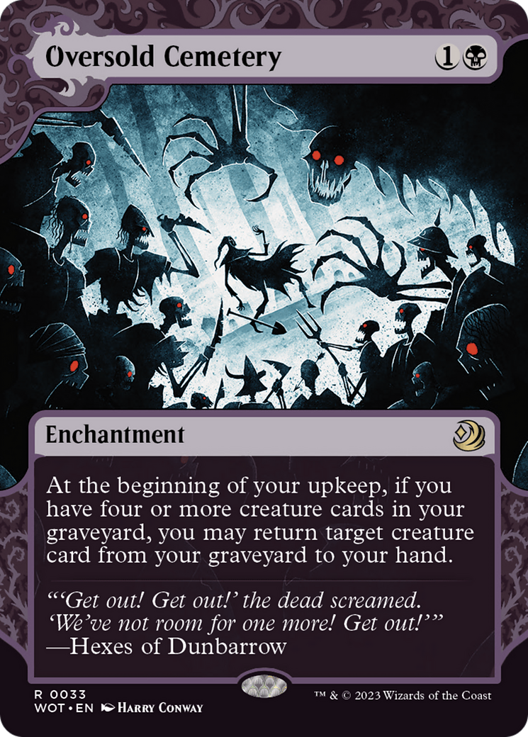Oversold Cemetery [Wilds of Eldraine: Enchanting Tales] | Jomio and Rueliete's Cards and Comics