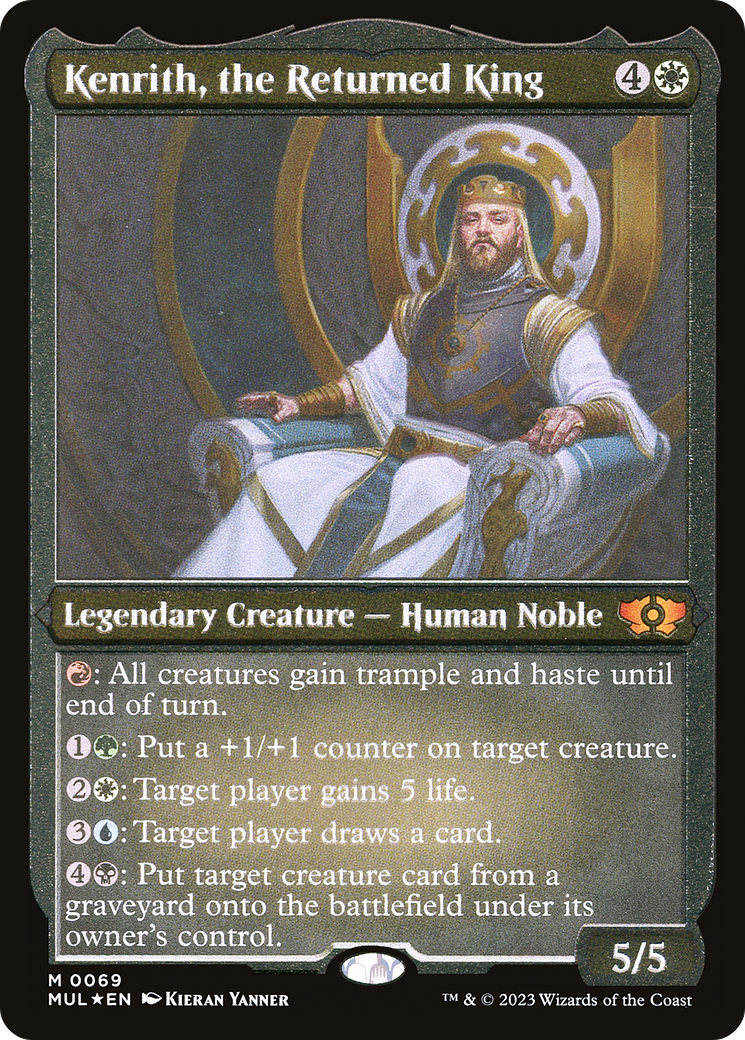 Kenrith, the Returned King (Foil Etched) [Multiverse Legends] | Jomio and Rueliete's Cards and Comics