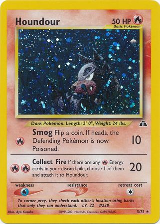 Houndour (5/75) [Neo Discovery Unlimited] | Jomio and Rueliete's Cards and Comics