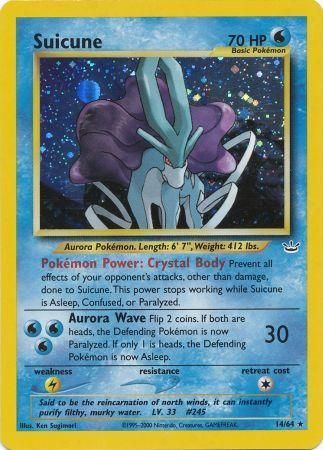 Suicune (14/64) [Neo Revelation Unlimited] | Jomio and Rueliete's Cards and Comics