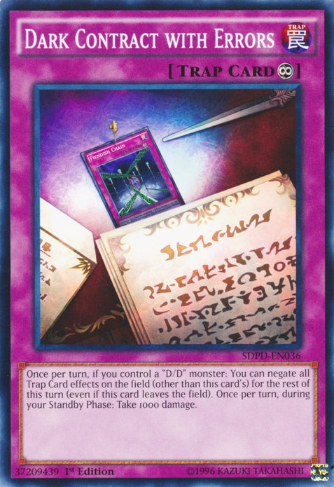 Dark Contract with Errors [SDPD-EN036] Common | Jomio and Rueliete's Cards and Comics