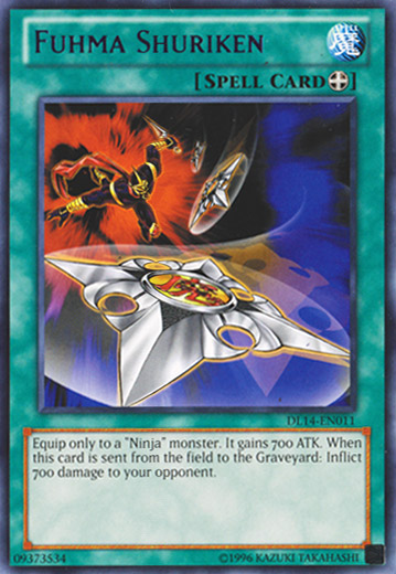 Fuhma Shuriken (Purple) [DL14-EN011] Rare | Jomio and Rueliete's Cards and Comics