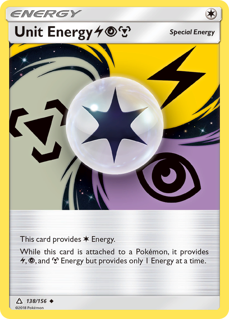 Unit Energy (138/156) (Lightning, Psychic, Metal) [Sun & Moon: Ultra Prism] | Jomio and Rueliete's Cards and Comics