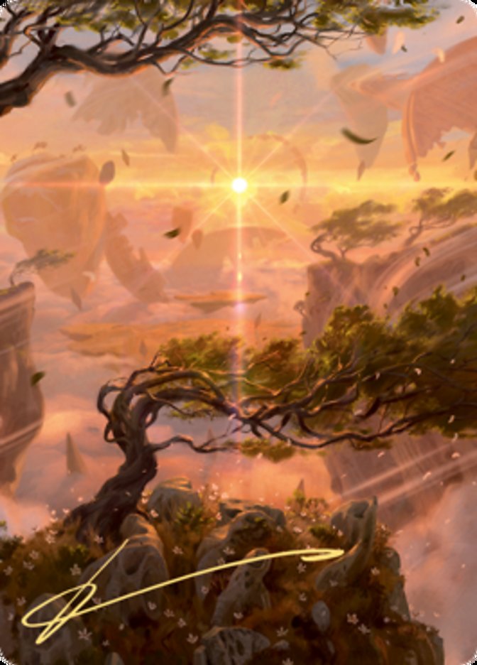 Windswept Heath Art Card (Gold-Stamped Signature) [Zendikar Rising Art Series] | Jomio and Rueliete's Cards and Comics