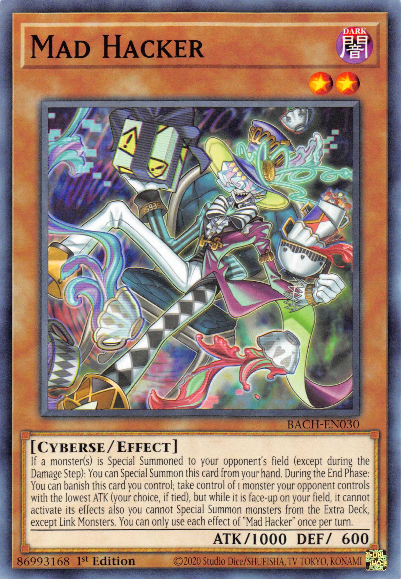 Mad Hacker [BACH-EN030] Common | Jomio and Rueliete's Cards and Comics