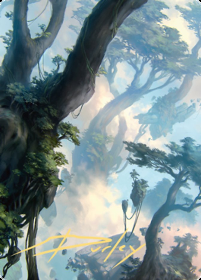 Forest 1 Art Card (Gold-Stamped Signature) [Zendikar Rising Art Series] | Jomio and Rueliete's Cards and Comics