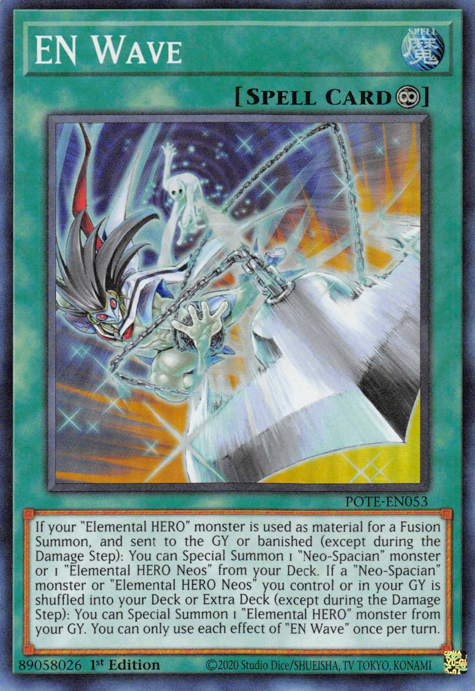 EN Wave [POTE-EN053] Super Rare | Jomio and Rueliete's Cards and Comics