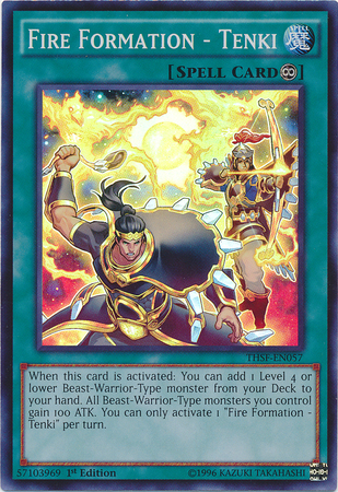 Fire Formation - Tenki [THSF-EN057] Super Rare | Jomio and Rueliete's Cards and Comics