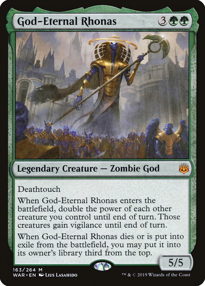 God-Eternal Rhonas [War of the Spark] | Jomio and Rueliete's Cards and Comics