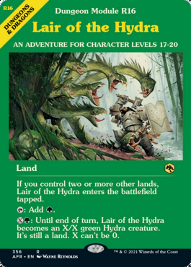 Lair of the Hydra (Dungeon Module) [Dungeons & Dragons: Adventures in the Forgotten Realms] | Jomio and Rueliete's Cards and Comics