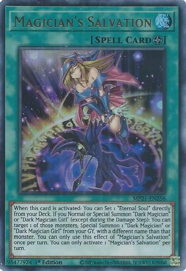 Magician's Salvation [MP21-EN256] Ultra Rare | Jomio and Rueliete's Cards and Comics