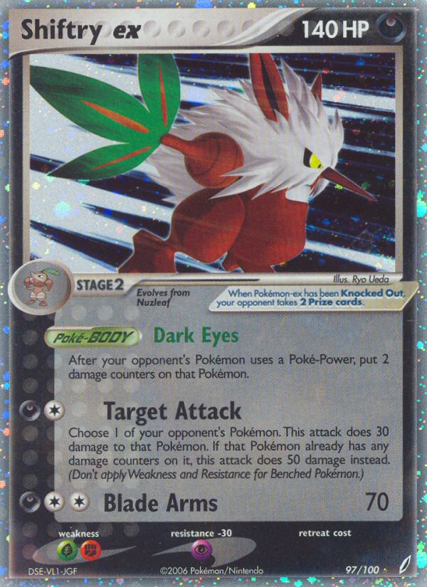 Shiftry ex (97/100) [EX: Crystal Guardians] | Jomio and Rueliete's Cards and Comics