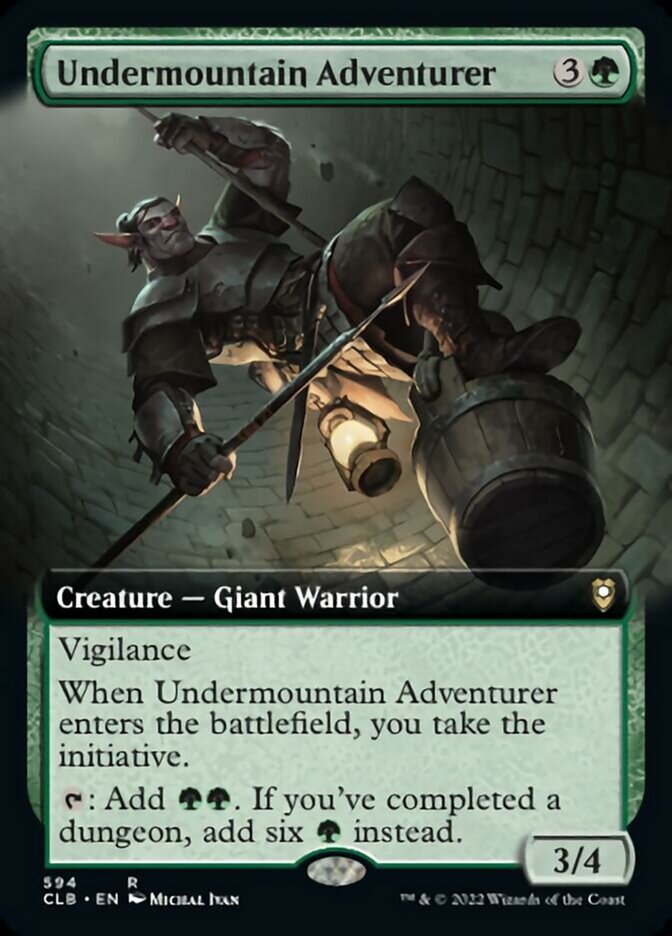 Undermountain Adventurer (Extended Art) [Commander Legends: Battle for Baldur's Gate] | Jomio and Rueliete's Cards and Comics