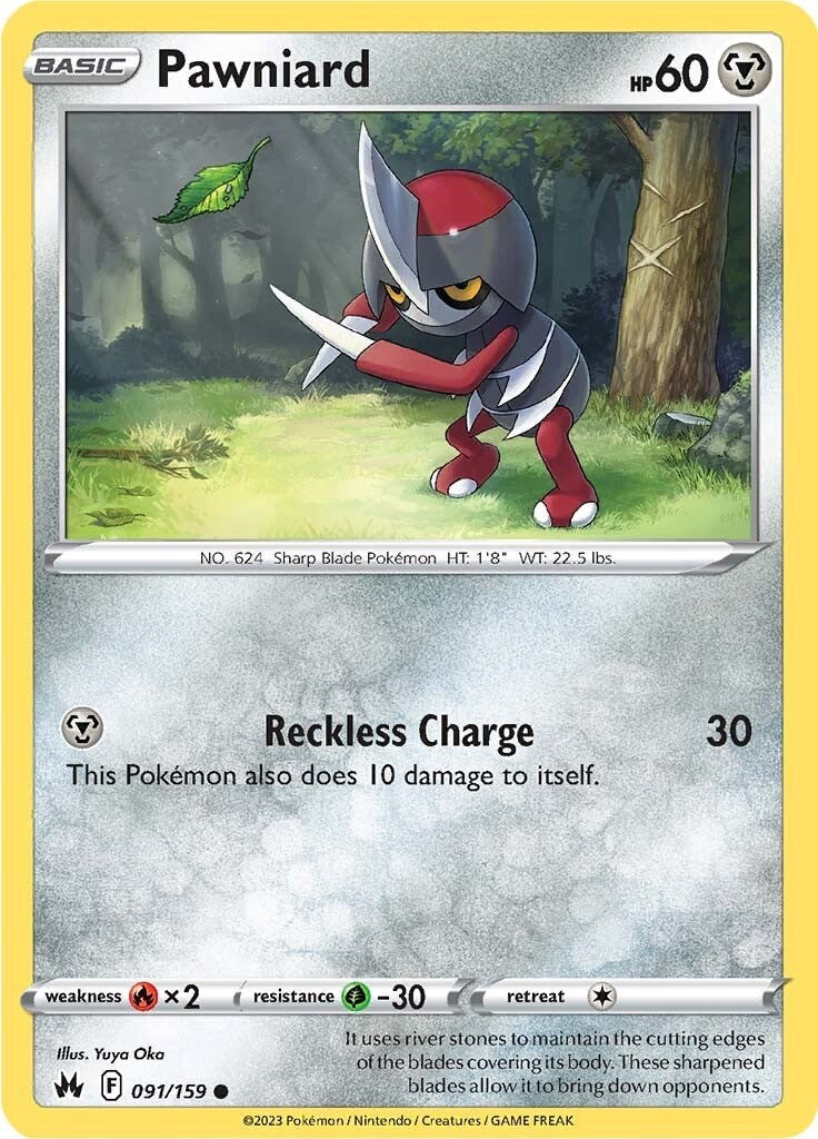 Pawniard (091/159) (91) [Sword & Shield: Crown Zenith] | Jomio and Rueliete's Cards and Comics