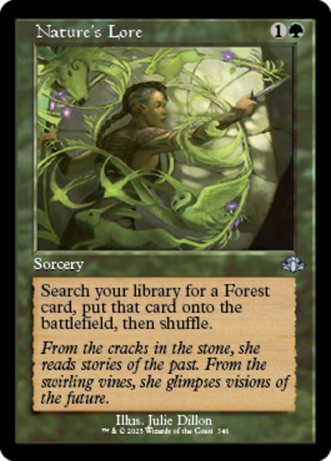 Nature's Lore (Retro) [Dominaria Remastered] | Jomio and Rueliete's Cards and Comics