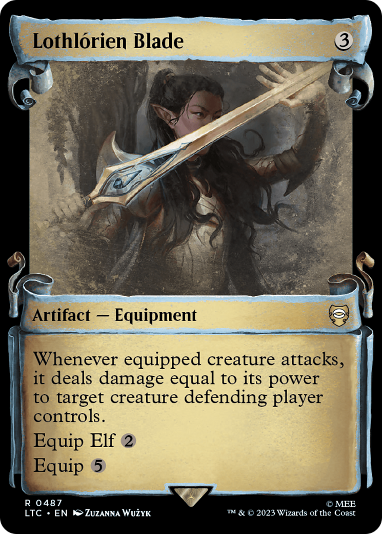 Lothlorien Blade [The Lord of the Rings: Tales of Middle-Earth Commander Showcase Scrolls] | Jomio and Rueliete's Cards and Comics