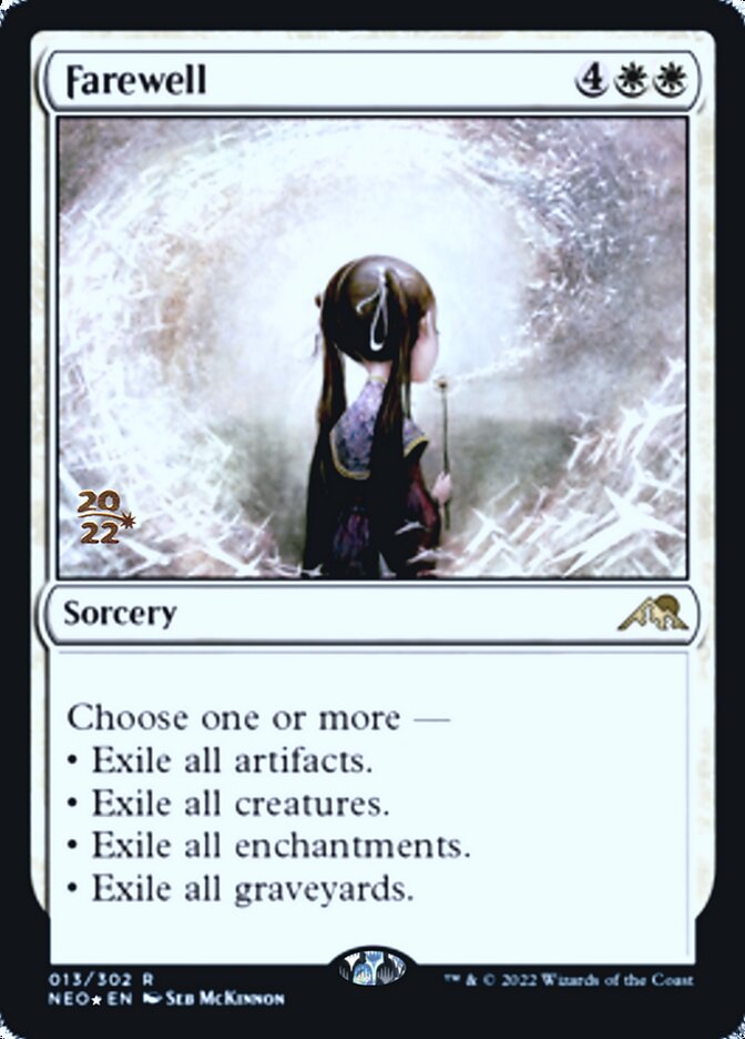Farewell [Kamigawa: Neon Dynasty Prerelease Promos] | Jomio and Rueliete's Cards and Comics