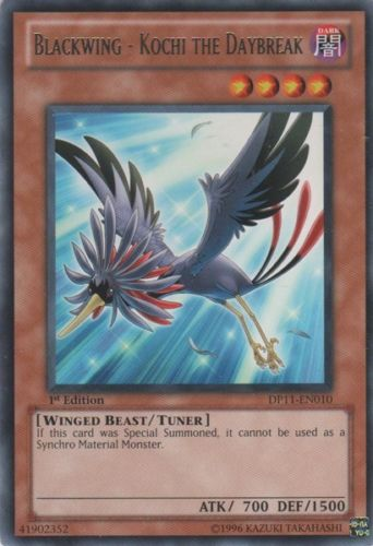 Blackwing - Kochi the Daybreak [DP11-EN010] Rare | Jomio and Rueliete's Cards and Comics