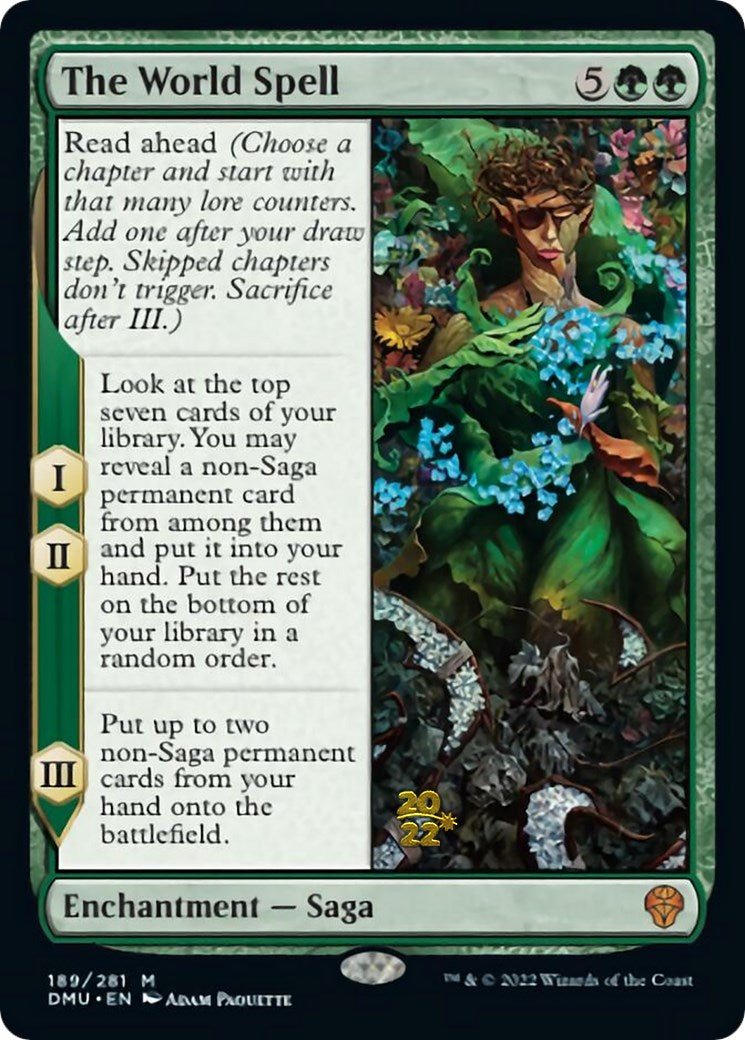 The World Spell [Dominaria United Prerelease Promos] | Jomio and Rueliete's Cards and Comics