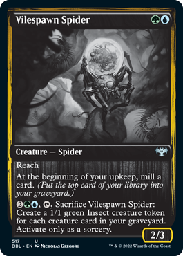 Vilespawn Spider [Innistrad: Double Feature] | Jomio and Rueliete's Cards and Comics