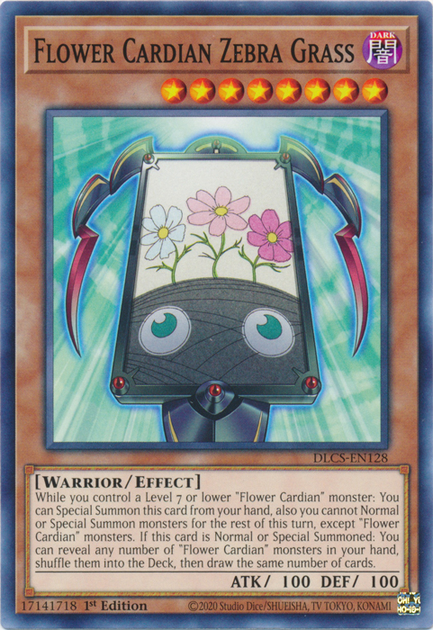 Flower Cardian Zebra Grass [DLCS-EN128] Common | Jomio and Rueliete's Cards and Comics