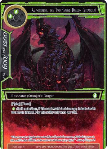 Amphisbaena, the Two-Headed Dragon (Stranger) (Full Art) (PofA-037) [Alice Origin IV: Prologue of Attoractia] | Jomio and Rueliete's Cards and Comics