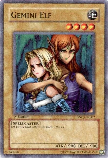 Gemini Elf [YSDJ-EN002] Common | Jomio and Rueliete's Cards and Comics