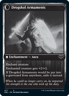 Drogskol Infantry // Drogskol Armaments [Innistrad: Double Feature] | Jomio and Rueliete's Cards and Comics