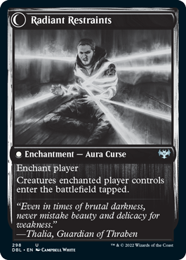 Radiant Grace // Radiant Restraints [Innistrad: Double Feature] | Jomio and Rueliete's Cards and Comics
