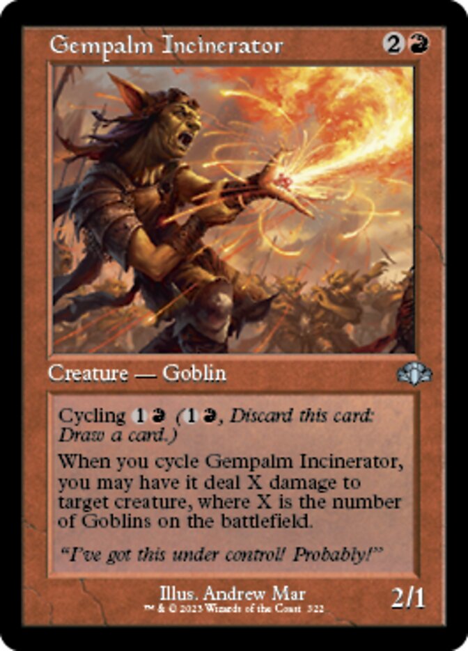 Gempalm Incinerator (Retro) [Dominaria Remastered] | Jomio and Rueliete's Cards and Comics